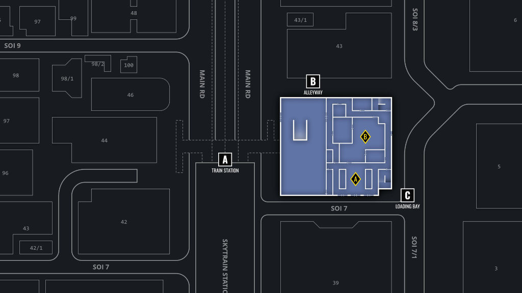 Map design: floor plan